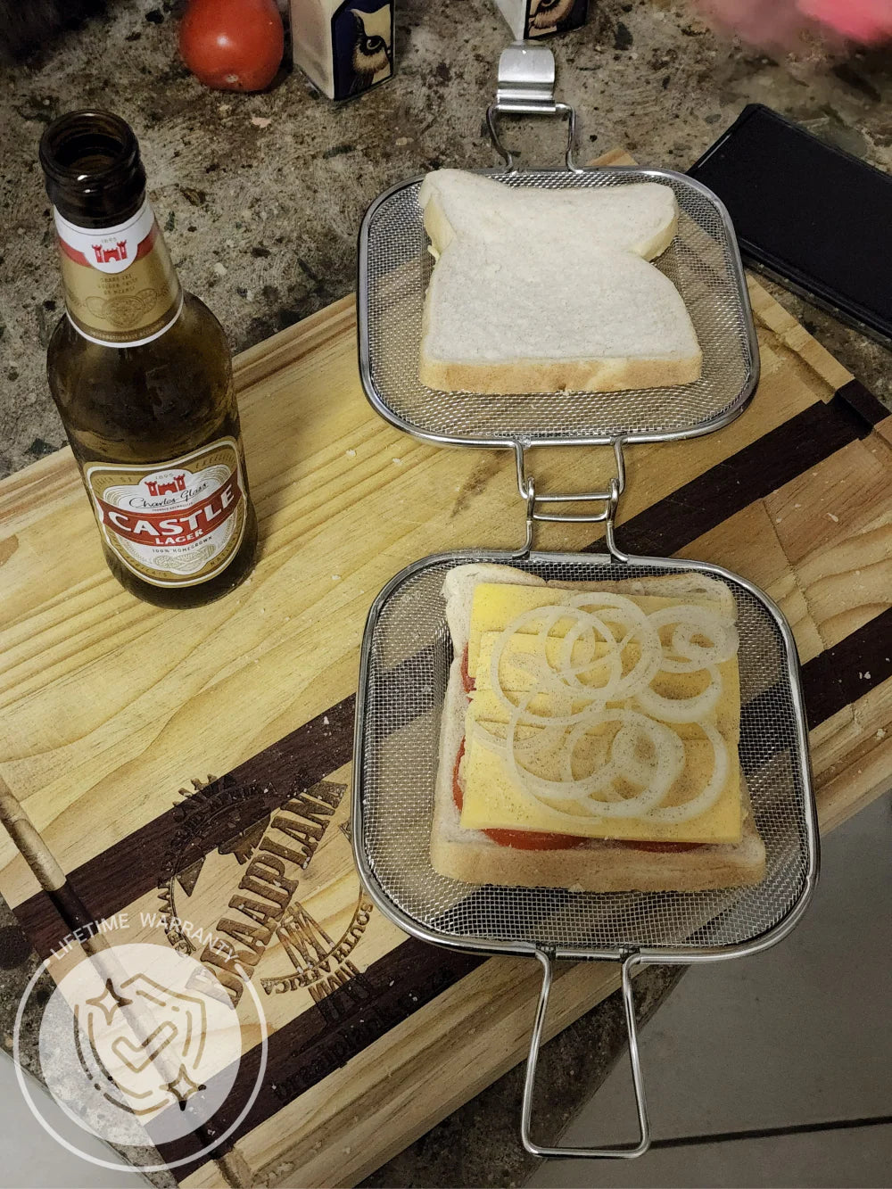 Braaiplank Braai Broodjie Basket