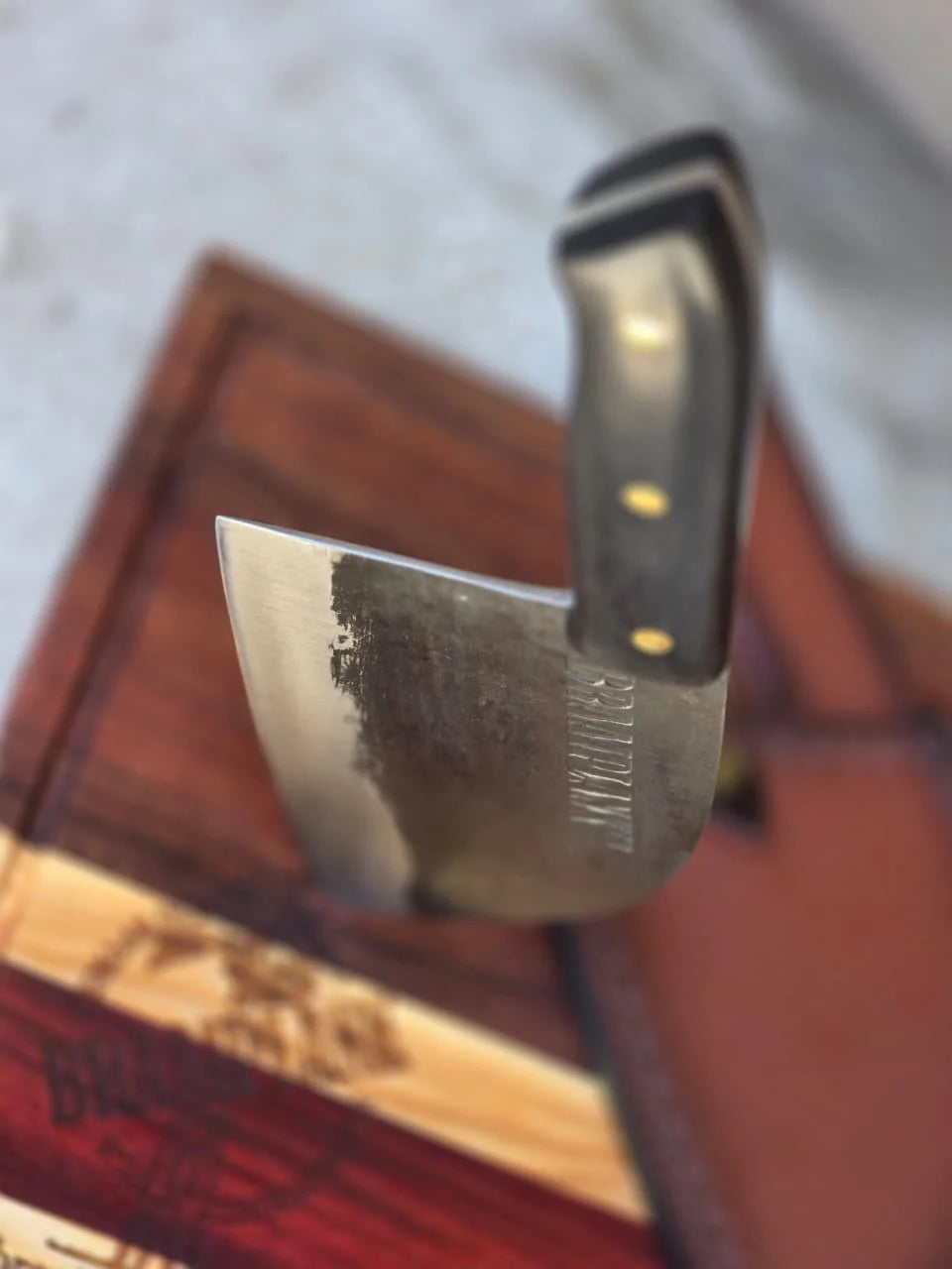 Braaiplank Hammer Forged Butcher Knife