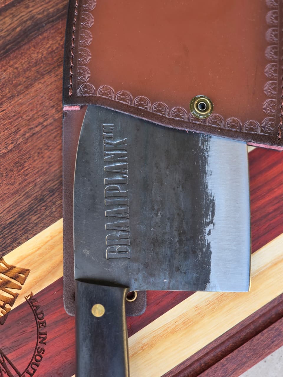 Braaiplank Hammer Forged Butcher Knife
