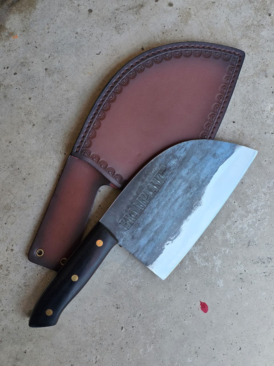 Braaiplank Hammer Forged Butcher Knife