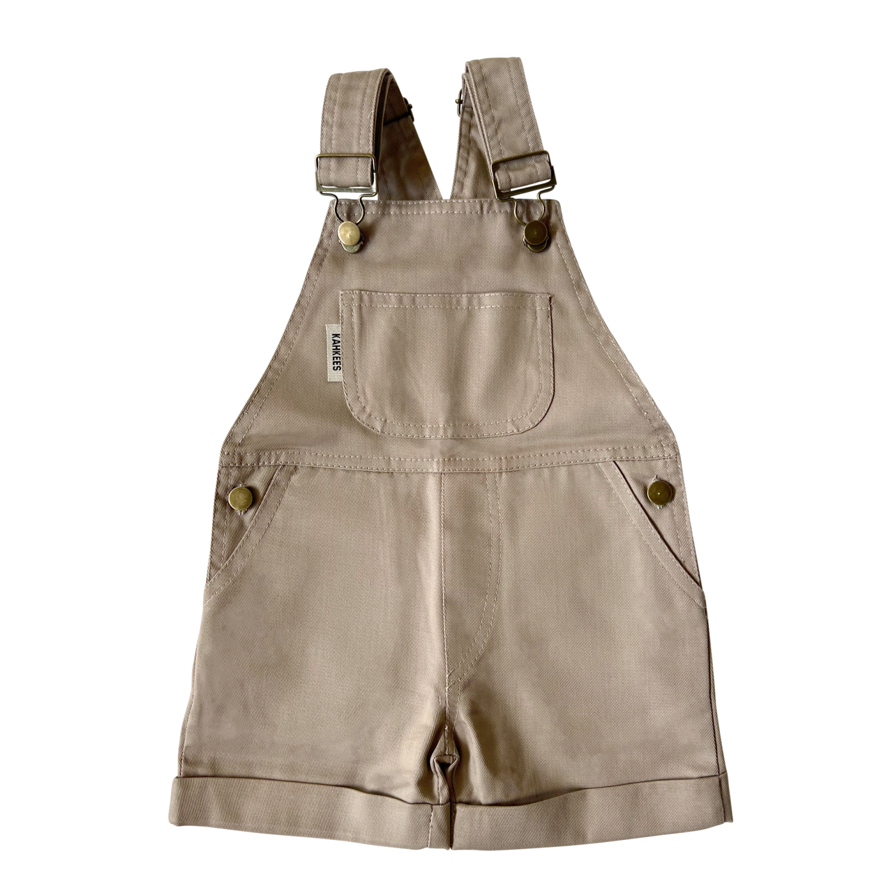 Kahkees Dungaree Short Khaki