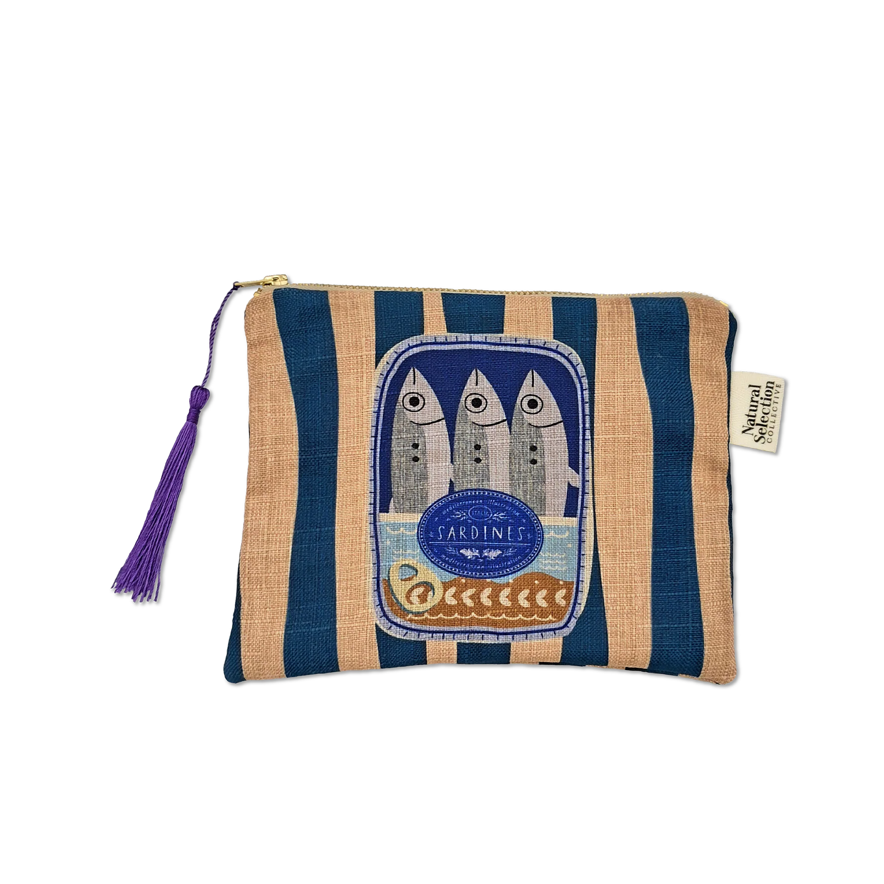 Natural Selection Med Sardines Coin Purse