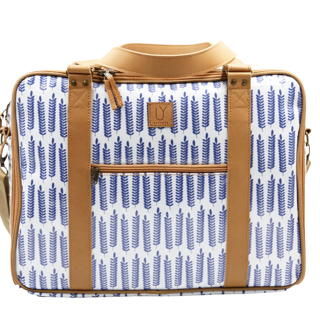 IY Apparel Overnight Bag with Leather Handles