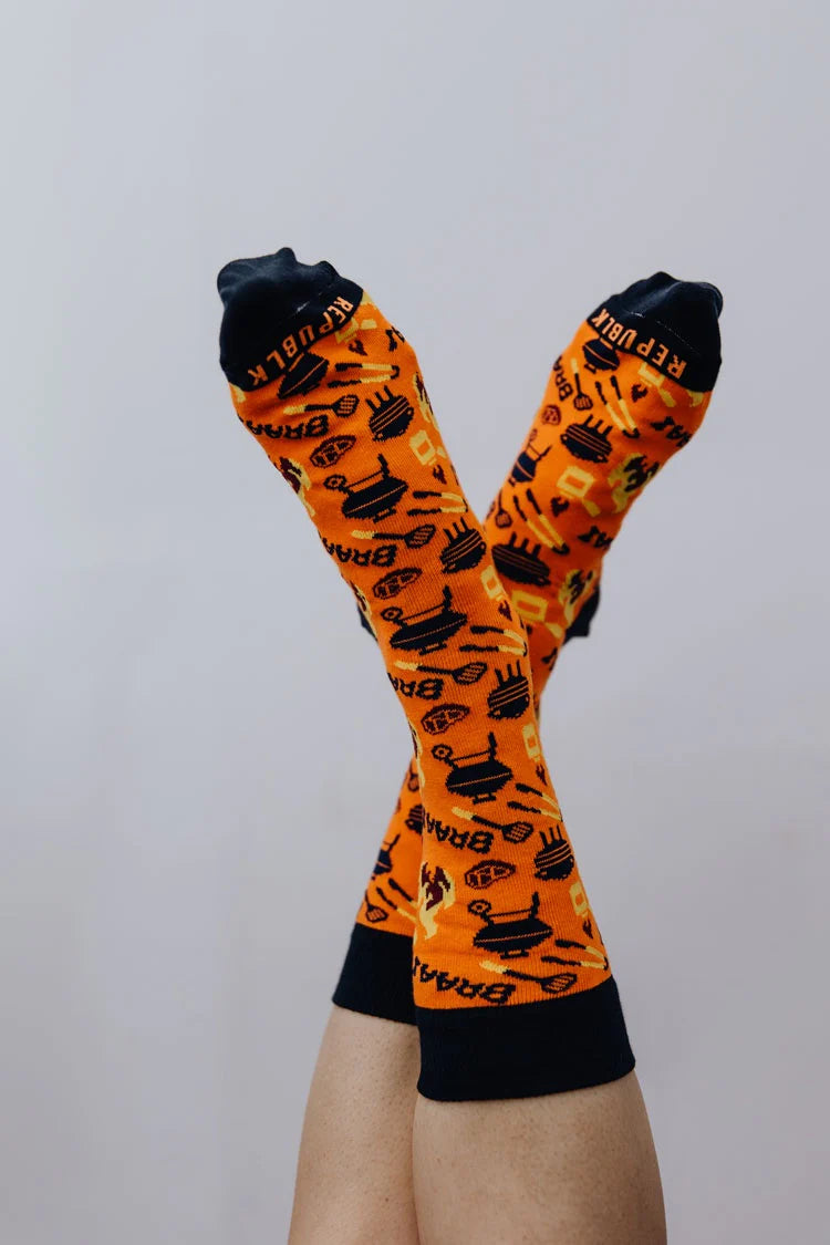 Republk Sokkie Sokkies Braai - Orange