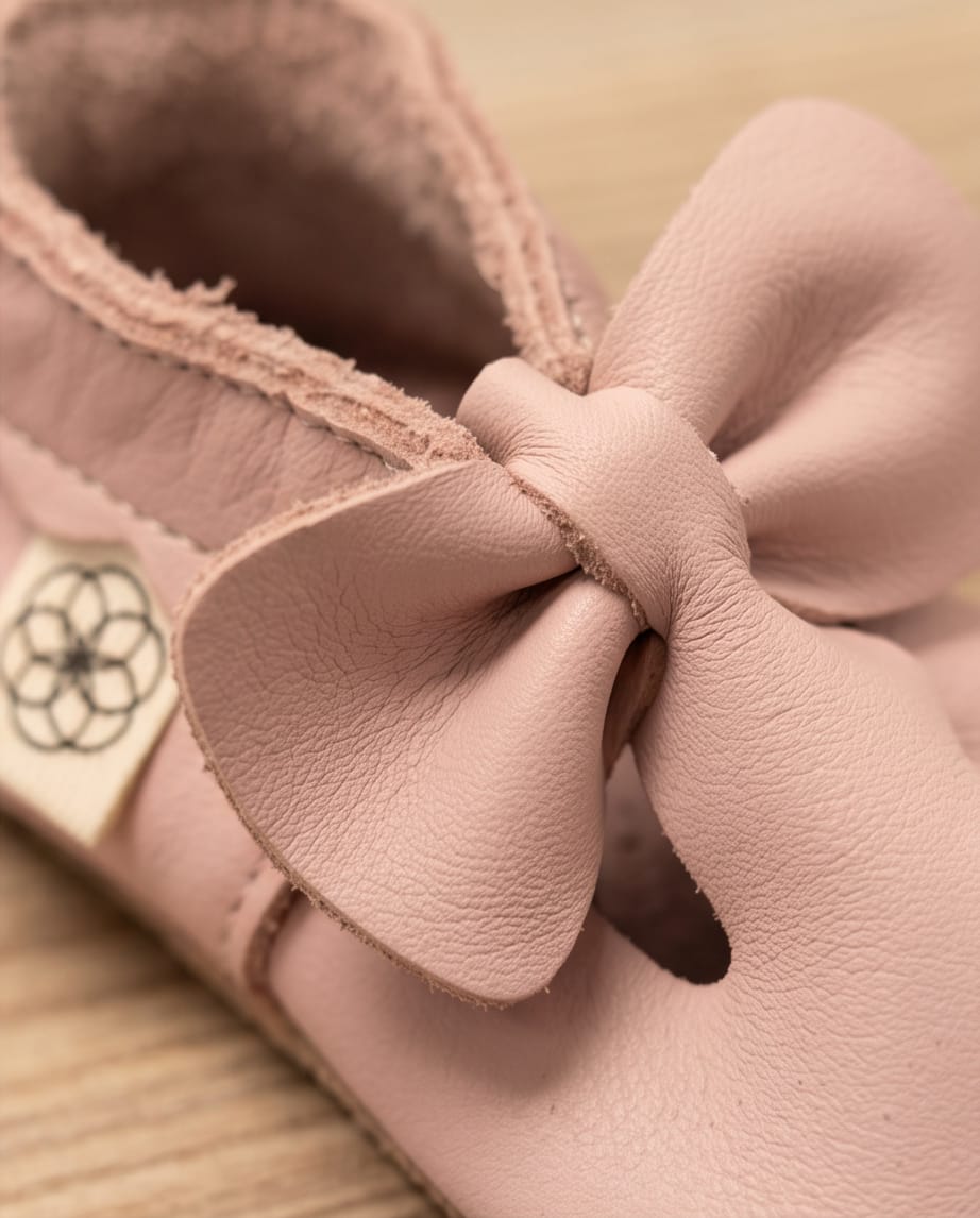 Esthe Leather Baby Shoes - Baby Bow
