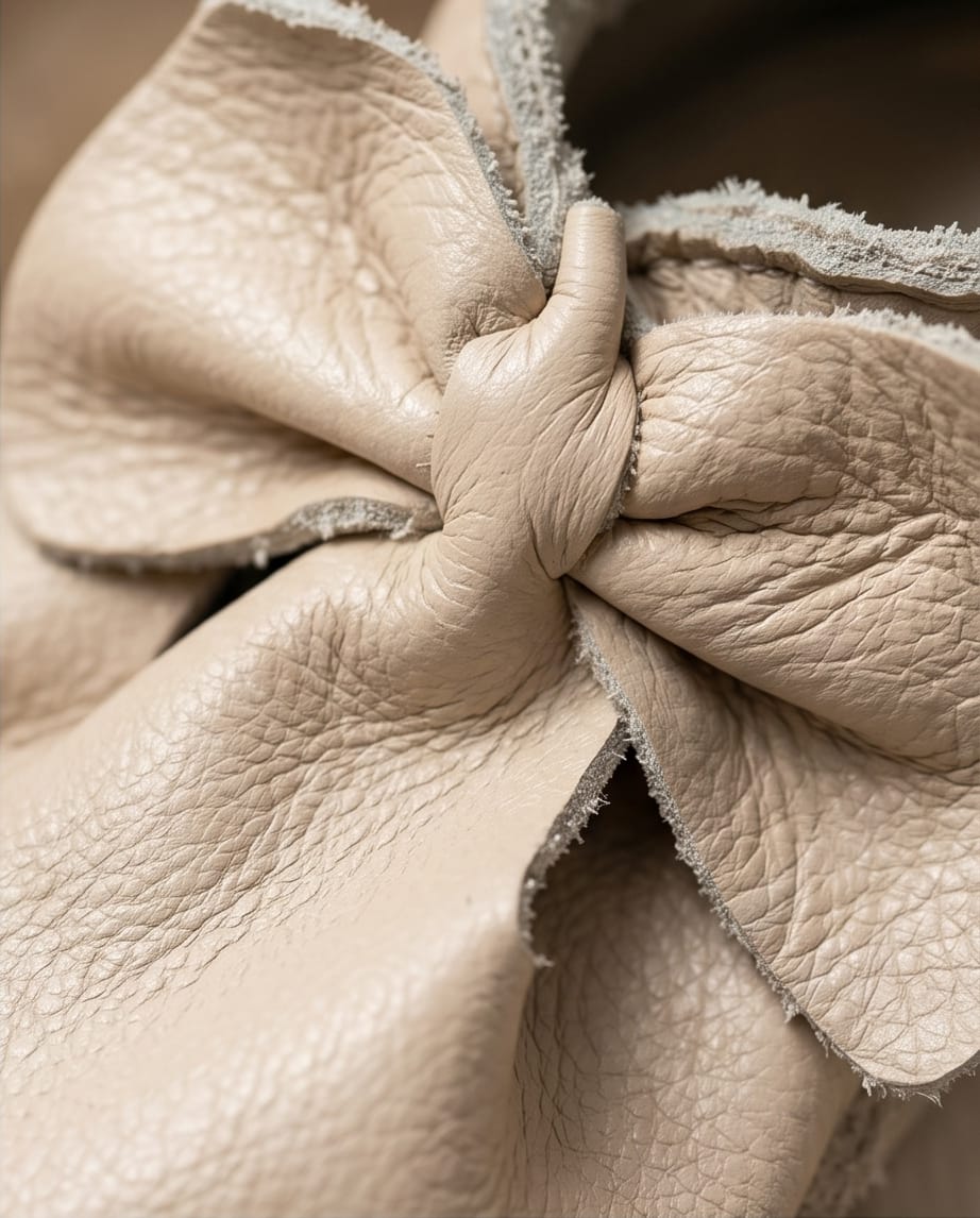 Esthe Leather Baby Shoes - Baby Bow