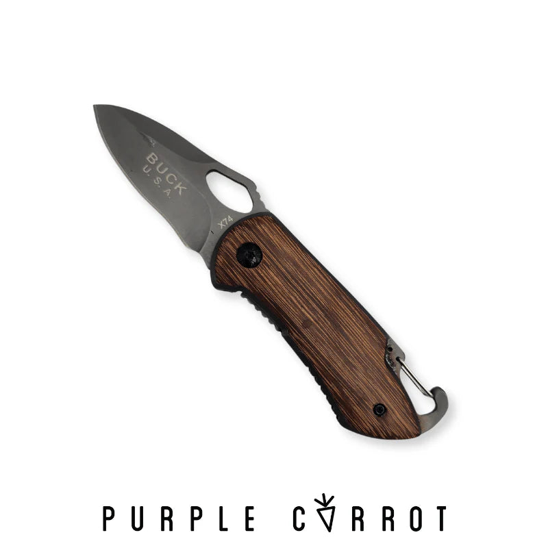 Purple Carrot: Buck Wooden Knife