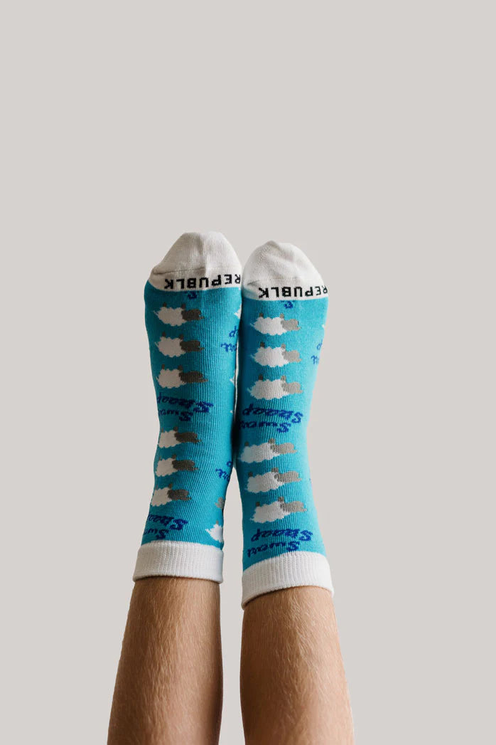 Republk Sokkie Sokkies Swart Skaap (Kids)