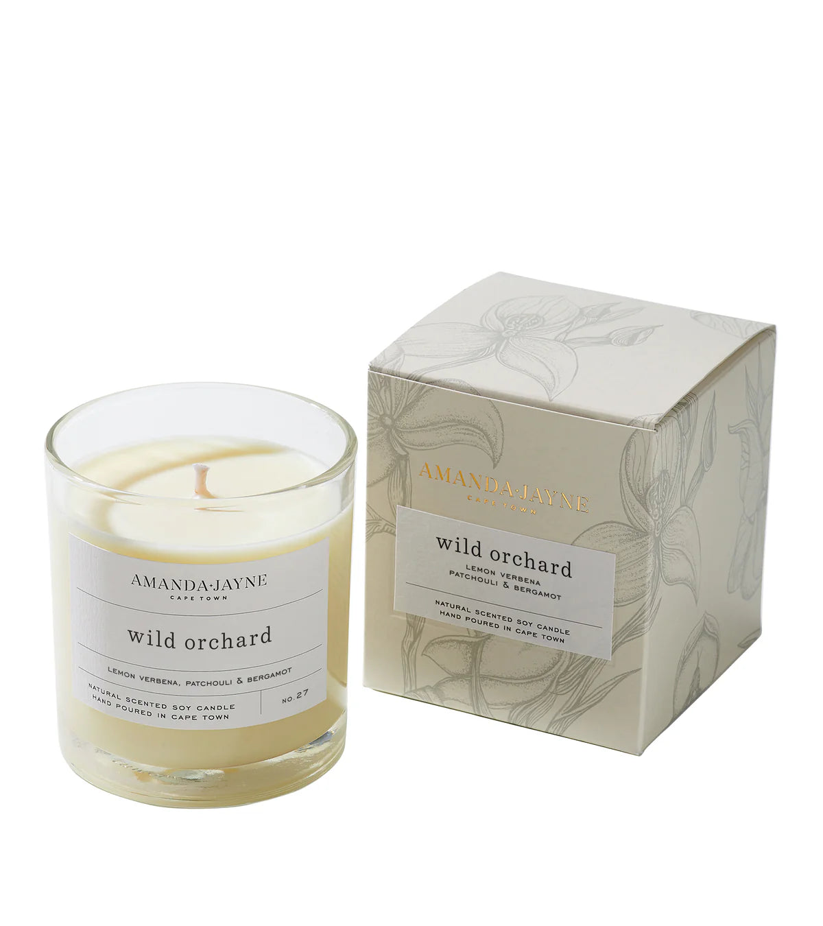 Amanda + Jayne Glass Collection Candles: Wild Orchid