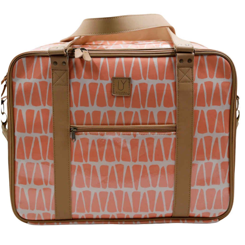 IY Apparel Overnight Bag with Leather Handles