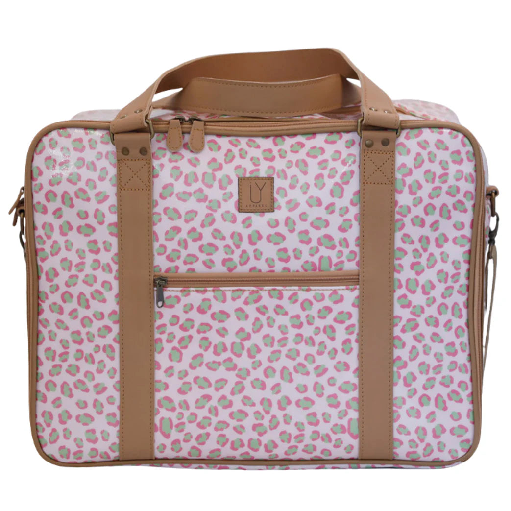IY Apparel Overnight Bag with Leather Handles