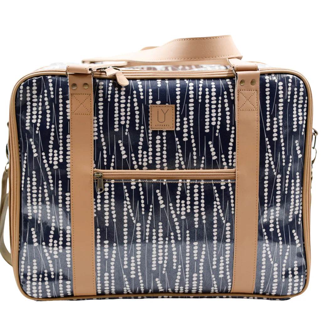 IY Apparel Overnight Bag with Leather Handles