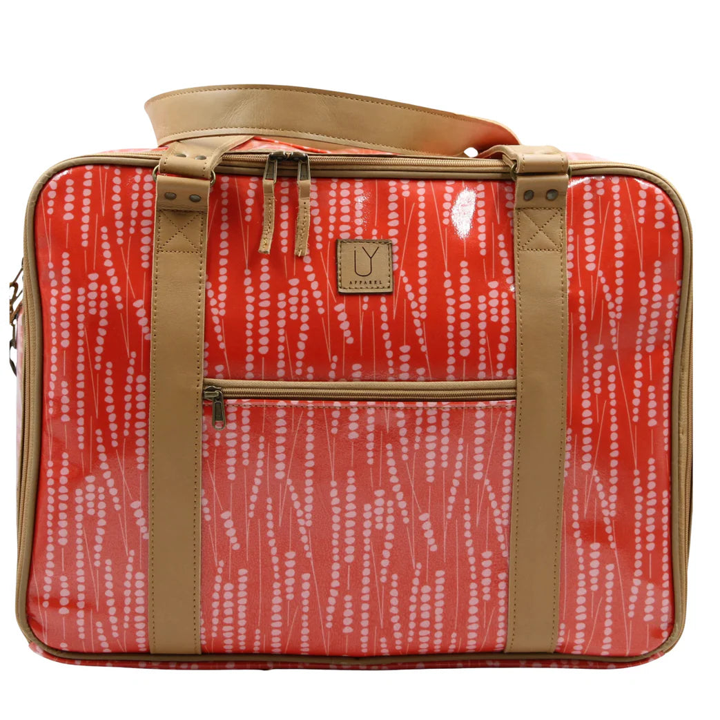 IY Apparel Overnight Bag with Leather Handles