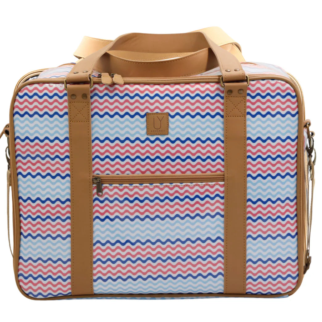 IY Apparel Overnight Bag with Leather Handles
