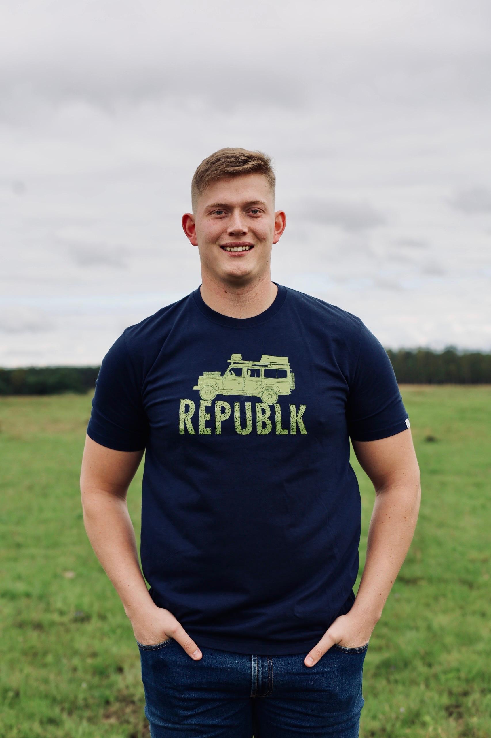 Republk Kingsley Holgate T-shirt - Green Landrover